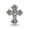 Lex & Lu Sterling Silver Reflections Crucifix Bead - 3 - Lex & Lu