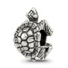 Lex & Lu Sterling Silver Reflections Turtle Bead LAL4459 - 6 - Lex & Lu