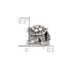 Lex & Lu Sterling Silver Reflections Turtle Bead LAL4459 - 7 - Lex & Lu