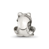 Lex & Lu Sterling Silver Reflections Small Frog Bead - 6 - Lex & Lu