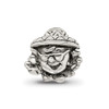 Lex & Lu Sterling Silver Reflections Clown Bead - 3 - Lex & Lu