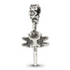 Lex & Lu Sterling Silver Reflections Dragonfly Dangle Bead - 6 - Lex & Lu