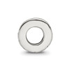 Lex & Lu Sterling Silver Reflections Notched Spacer Bead LAL4516 - 2 - Lex & Lu