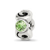 Lex & Lu Sterling Silver Reflections August Crystals Birthstone Bead LAL4576 - Lex & Lu