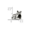 Lex & Lu Sterling Silver Reflections Exotic Shorthair Cat Bead - 5 - Lex & Lu