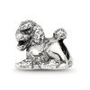 Lex & Lu Sterling Silver Reflections Poodle Bead - Lex & Lu