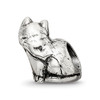 Lex & Lu Sterling Silver Reflections Ragdoll Cat Bead - 6 - Lex & Lu