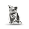 Lex & Lu Sterling Silver Reflections Abyssinian Cat Bead - Lex & Lu