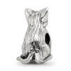 Lex & Lu Sterling Silver Reflections Abyssinian Cat Bead - 6 - Lex & Lu