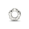 Lex & Lu Sterling Silver Reflections Floral Spacer Bead LAL4631 - 2 - Lex & Lu