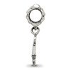 Lex & Lu Sterling Silver Reflections Key Dangle Bead LAL4669 - 2 - Lex & Lu