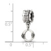 Lex & Lu Sterling Silver Reflections Letter O Dangle Bead - 4 - Lex & Lu