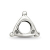 Lex & Lu Sterling Silver Reflections Someone Special Triangle Bead - 2 - Lex & Lu