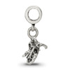 Lex & Lu Sterling Silver Reflections Bicycle Dangle Bead - 2 - Lex & Lu