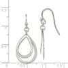 Lex & Lu Sterling Silver Dangle Shepherd Hook Earrings LAL22203 - 4 - Lex & Lu