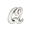 Lex & Lu Sterling Silver Reflections Letter Q Script Bead - 4 - Lex & Lu