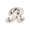 Lex & Lu Sterling Silver Reflections Letter R Script Bead - 4 - Lex & Lu