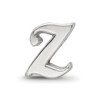 Lex & Lu Sterling Silver Reflections Letter Z Script Bead - 3 - Lex & Lu