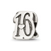 Lex & Lu Sterling silver Reflections Sweet 16 Bead - Lex & Lu