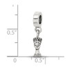 Lex & Lu Sterling Silver Reflections Nefertiti Dangle Bead - 4 - Lex & Lu