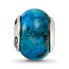 Lex & Lu Sterling Silver Reflections Blue Crazy Lace Agate Stone Bead - 3 - Lex & Lu