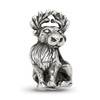 Lex & Lu Sterling Silver Reflections Moose Bead - 3 - Lex & Lu