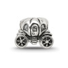 Lex & Lu Sterling Silver Reflections Pumpkin Carriage Bead - 3 - Lex & Lu