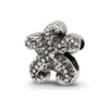 Lex & Lu Sterling Silver Reflections Starfish Bead - Lex & Lu