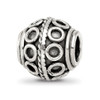 Lex & Lu Sterling Silver Artisan Bead LAL5052 - Lex & Lu