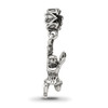 Lex & Lu Sterling Silver Reflections Cheerleader Dangle Bead - Lex & Lu