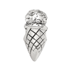 Lex & Lu Sterling Silver Reflections Ice Cream Cone Bead - 4 - Lex & Lu