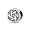 Lex & Lu Sterling Silver Reflections Star of David Bead LAL5091 - Lex & Lu
