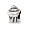 Lex & Lu Sterling Silver Reflections Cupcake Bead - Lex & Lu