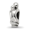 Lex & Lu Sterling Silver Reflections Family of 2 Bead - Lex & Lu