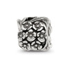 Lex & Lu Sterling Silver Reflections Floral Bead LAL5262 - Lex & Lu