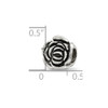 Lex & Lu Sterling Silver Reflections Rose Floral Bead LAL5283 - 5 - Lex & Lu