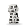 Lex & Lu Sterling Silver Reflections Leaning Tower of Pisa Bead - Lex & Lu