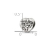 Lex & Lu Sterling Silver Reflections Cupid Heart Bead - 5 - Lex & Lu