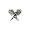 Lex & Lu Sterling Silver Reflections Tennis Racquets Bead - 4 - Lex & Lu