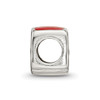 Lex & Lu Sterling Silver Reflections Enamel London Double Decker Bus Bead - 2 - Lex & Lu