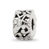 Lex & Lu Sterling Silver Reflections Crystals Bead LAL5504 - Lex & Lu