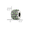 Lex & Lu Sterling Silver Reflections August Crystals Bead LAL5507 - 4 - Lex & Lu