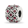 Lex & Lu Sterling Silver Reflections January Crystals Bead LAL5510 - Lex & Lu