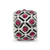 Lex & Lu Sterling Silver Reflections July Crystals Bead LAL5511 - 5 - Lex & Lu
