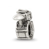 Lex & Lu Sterling Silver Reflections Drum Set Bead - 5 - Lex & Lu