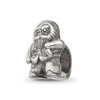 Lex & Lu Sterling Silver Reflections Santa Claus Bead - Lex & Lu