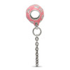 Lex & Lu Sterling Silver Reflections Enameled It's a Girl Balloon Bead - 2 - Lex & Lu