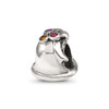 Lex & Lu Sterling Silver Reflections CZ Bell Bead - Lex & Lu