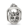 Lex & Lu Sterling Silver Reflections Little Girl's Head Bead - 5 - Lex & Lu