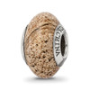 Lex & Lu Sterling Silver Reflections Picture Jasper Bead - Lex & Lu